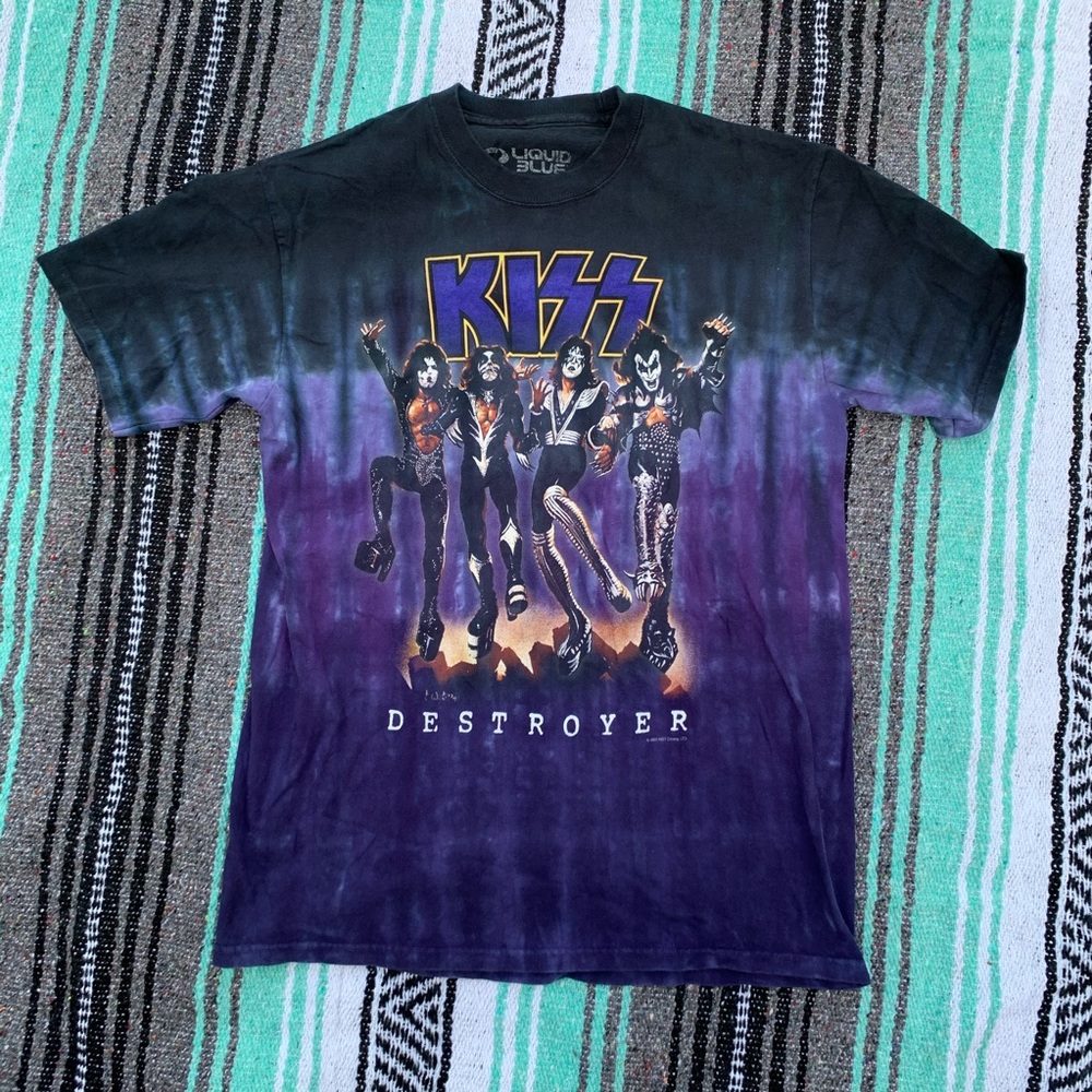 🌺Tie-dye KISS t-shirt 🌺